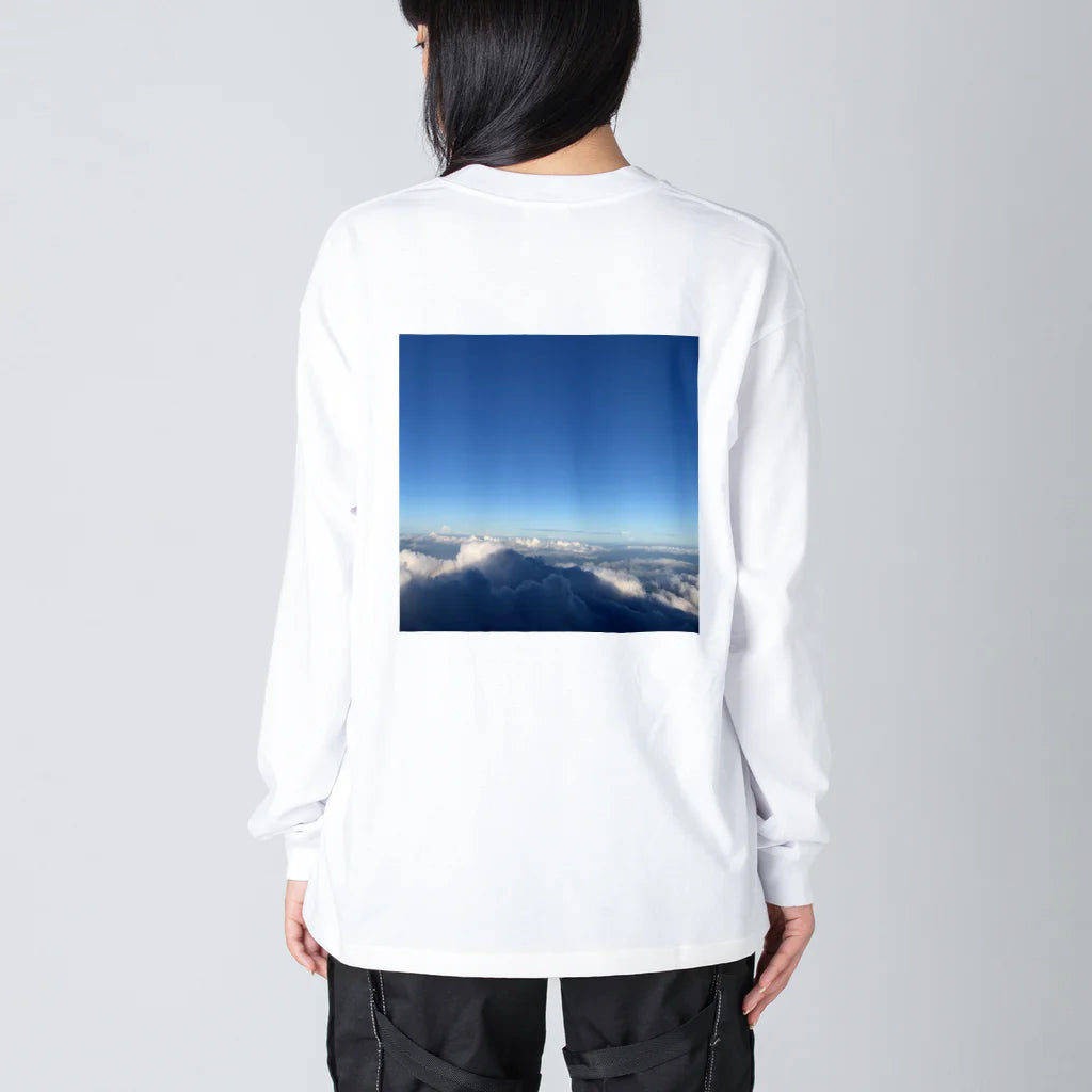 BIG LONG SLEEVE T-SHIRT ｜ Clouds x FUJISAN