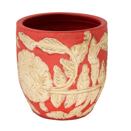 PLANT POT ｜ Red Flower Pot